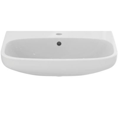 Lavabo en porcelaine vitrifiée blanc, l.60 x H.18 x P.48 cm, Ideal Standard
