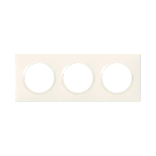 Image principale de Plaque triple Dooxie, LEGRAND, blanc