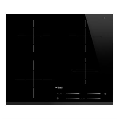 Plaque de cuisson induction 4 foyers - coloris noir - l.60 x P.51 x H.4,9 cm - Smeg SI7643B