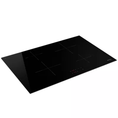 Plaque de cuisson induction 4 foyers - coloris noir - l.75 x P.51 x H.5,6 cm - Smeg SI2741D