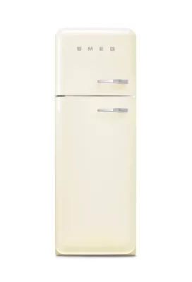 Réfrigérateur congélateur à poser ouverture gauche Smeg FAB30LCR5 222L / 72L crème