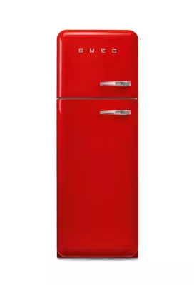 Réfrigérateur congélateur à poser ouverture gauche Smeg FAB30LRD5 222L / 72L rouge
