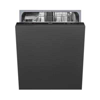 Lave-vaisselle encastrable 13 couverts Universel l. 60 cm STL2501CFR Smeg noir