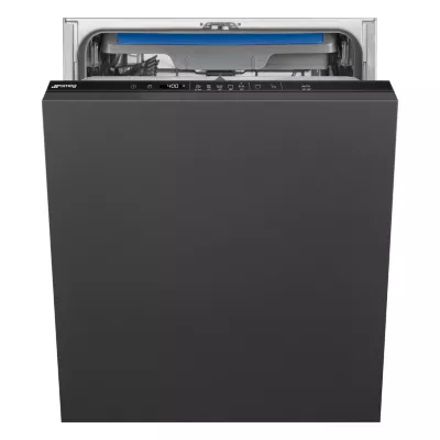 Lave-vaisselle encastrable 14 couverts l. 60 cm STL362DQ Smeg noir