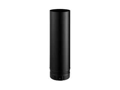 Image principale de Tuyau de poêle à bois émaillé noir mat 50 cm ø130 mm Poujoulat