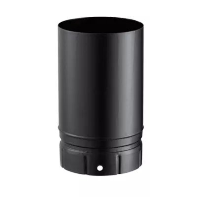 Image principale de Tuyau de poêle à bois émaillé noir mat 250 mm ø 150 mm Poujoulat