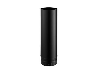 Image principale de Tuyau de poêle à bois émaillé noir mat 50 cm ø150 mm Poujoulat