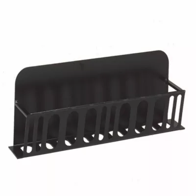 Porte-bûches pour barbecue 76 cm en acier verni noir Palazzetti
