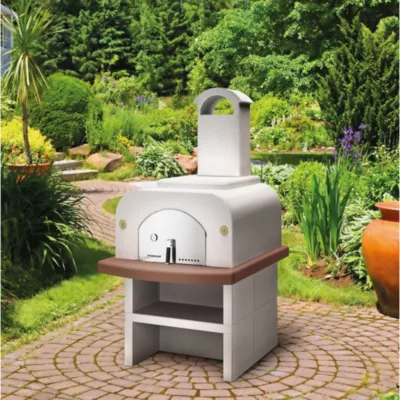Four à bois Easy Garden large avec base en béton Palazzetti