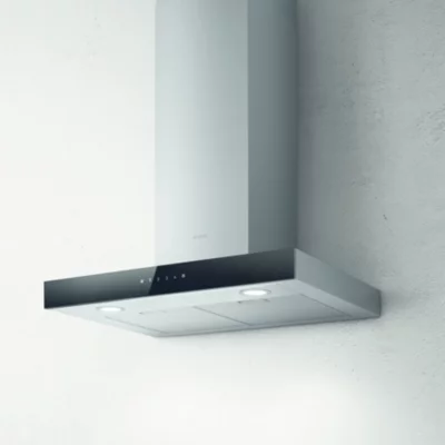 Hotte droite en verre noir et inox L. 60 cm Joy Blix Elica