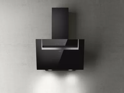 Hotte inclinée en verre noir L. 60 cm Sheen S Elica