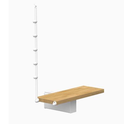 Marche supp escalier Magia70Xtra, ø150cm blanc/chêne