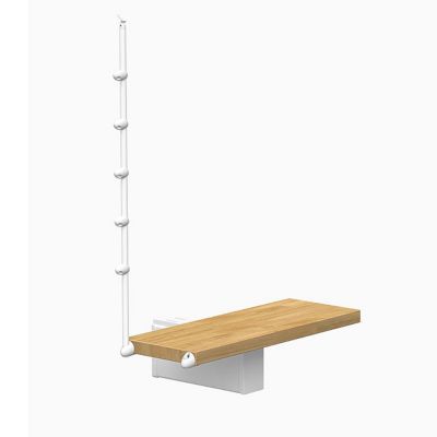 Marche supp escalier Magia 90Xtra, L.70cm blanc/chêne