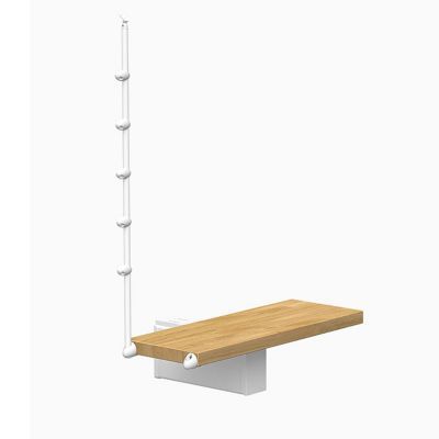 Marche supp escalier Magia 90Xtra, L.80cm blanc/chêne