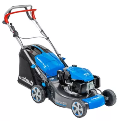Tondeuse thermique 166 cm³ - largeur de coupe 46 cm - hauteur de coupe 28 à 75 mm - bac 70 L - Staub S 500 TKE CONFORT PLUS