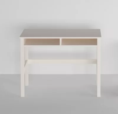 Bureau avec 2 niches blanc l. 100 cm