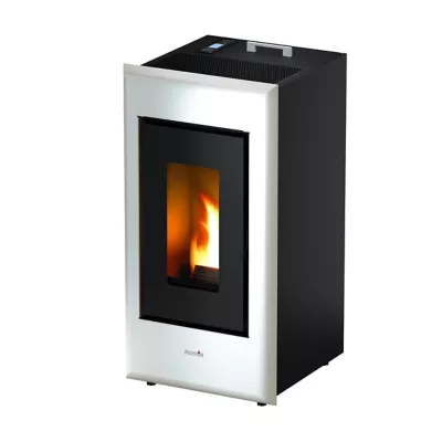 Poêle à granulés Freepoint Mika Evo Blanc 6,5 kW