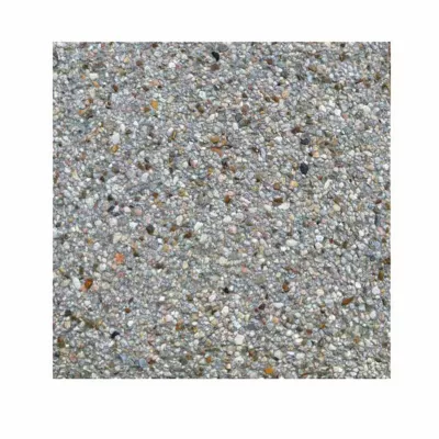 Dalle gravillons 40x40 fond gris (vendue à la dalle)