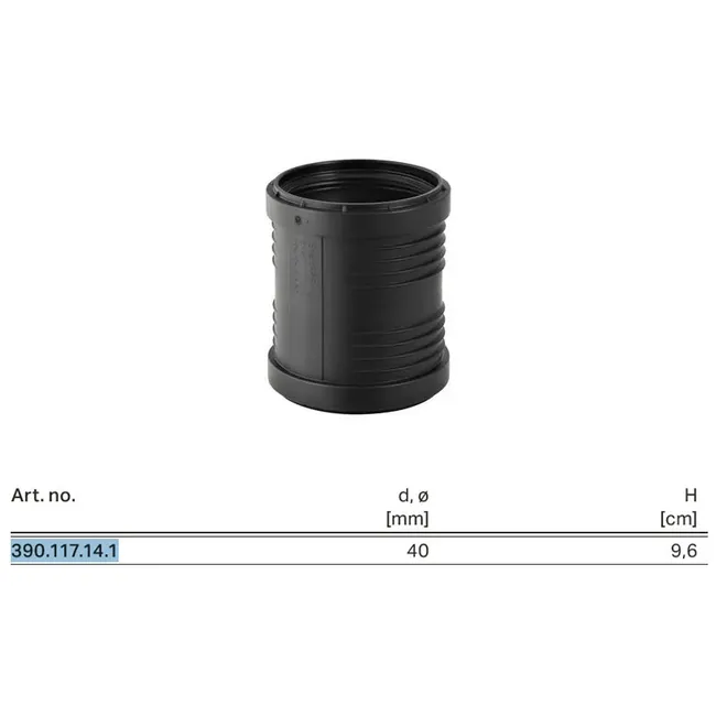 Manchon double Silent-PP Geberit Ø 40 mm - GEBERIT SARL