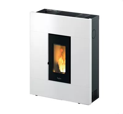 Poêle à pellet Pegaso Tabla blanc 7 kW