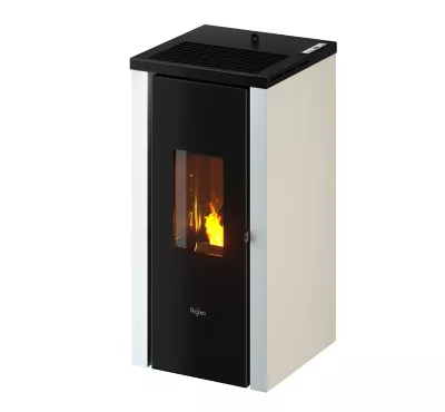 Poêle à pellet Pegaso Vera blanc 7 kW