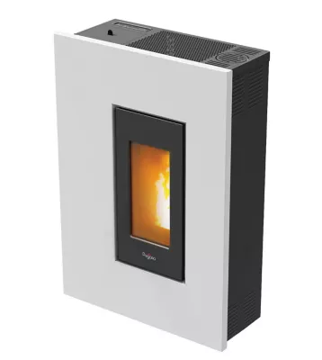 Poêle à pellet Pegaso Madison blanc 5.2 kW