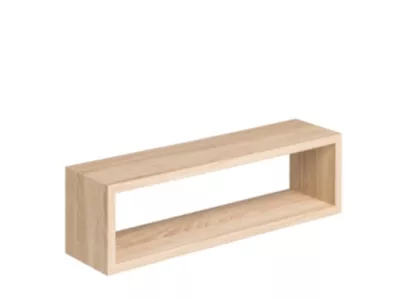Étagère murale cube chêne sonoma Chany L.59 x P.14,5 x H.17 cm Format