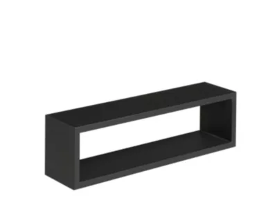 Étagère murale cube noir Chany L.59 x P.14,5 x H.17 cm Format