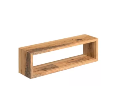 Étagère murale cube chêne alpin Chany L.59 x P.14,5 x H.17 cm Format