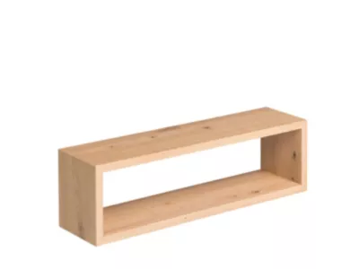 Étagère murale cube chêne artisan Chany L.59 x P.14,5 x H.17 cm Format