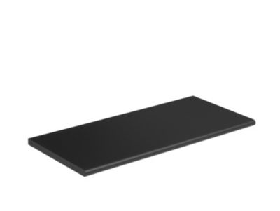 Tablette murale rectangulaire noir Joker L.90 x P.18 x ép.1,8 cm Format