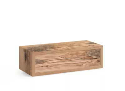 Étagère murale cube chêne alpin Hendrix L.45 x P.19,5 x H.13,5 cm Format