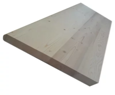 Planche sapin 180 x 58/65 cm x ép.40 mm