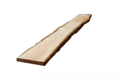 Planche sapin/douglas 200 x 30/38 cm x ép.30 mm avec écorce