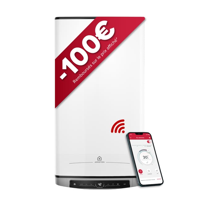 Chauffe-eau électrique Plat Multiposition ARISTON Velis Evo Dune Dry Wifi 65L
