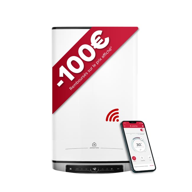 Chauffe-eau électrique Plat Multiposition ARISTON Velis Evo Dune Dry Wifi 45L
