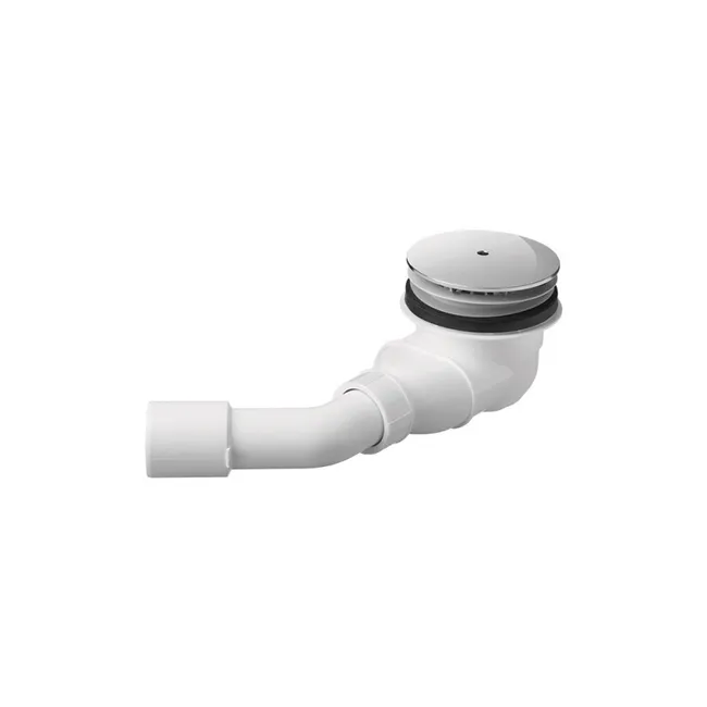 Bonde pour receveur sortie horizontale DURAVIT D-Code chromé
