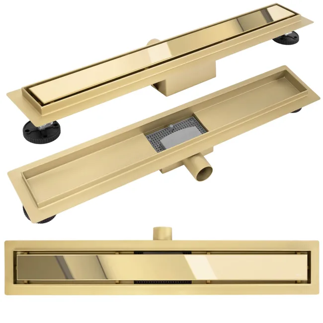 DRAIN LINÉAIRE REA NEOX 1000 GOLD 100X11X6,5CM