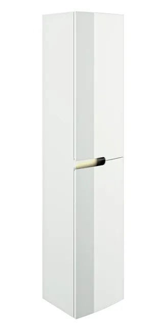Colonne Charnières à droite l.35 x H.161 x P.32 cm blanc brillant Egerie
