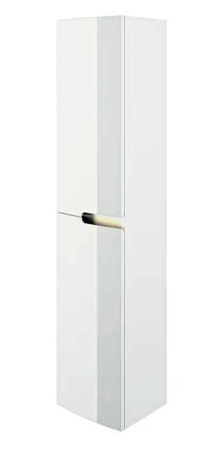 Colonne Charnières à gauche l.35 x H.161 x P.32 cm blanc brillant Egerie