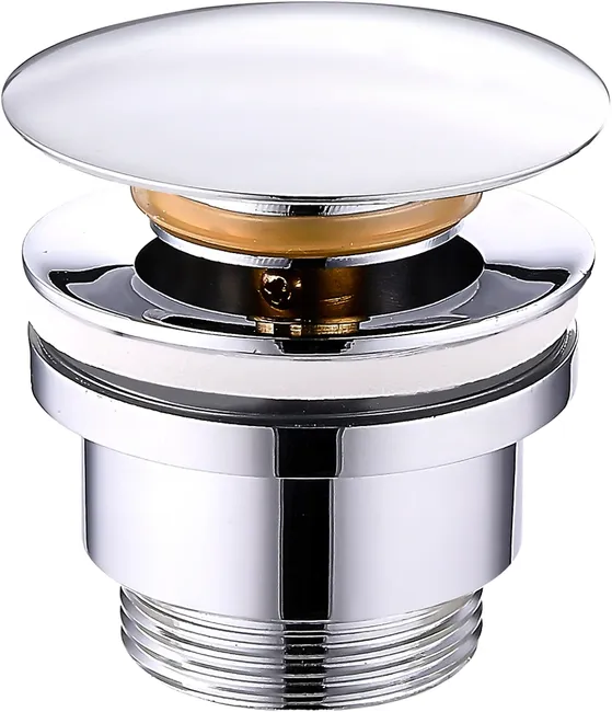 Mexen bouchon universel click-clack, Chrome - 79930-00