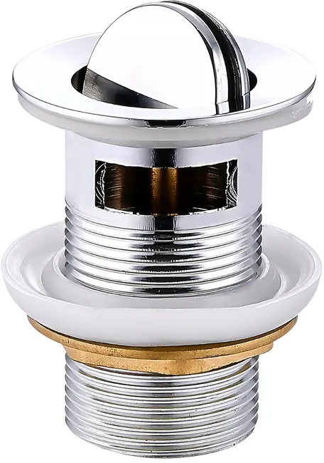 Mexen bouchon rotatif clic-clack avec trop-plein, Chrome - 79923-00