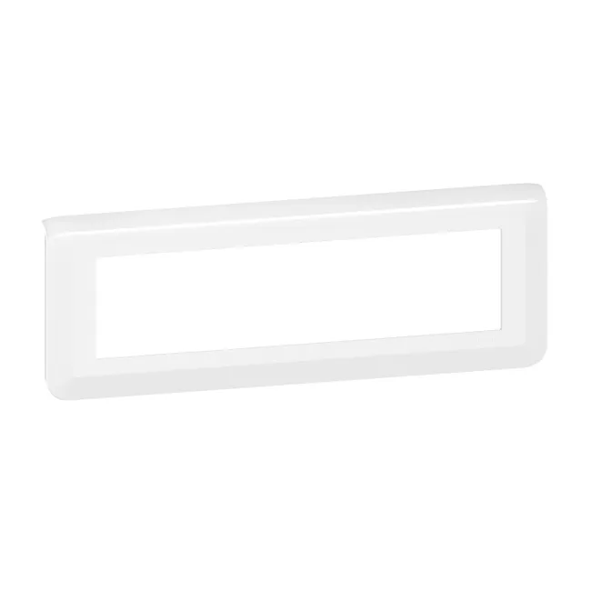 Image principale de Support et plaque quadruple horizontal Mosaic, LEGRAND, blanc