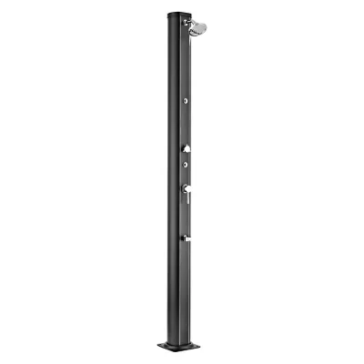 Douche Solaire 32L en Noir pour Extérieur