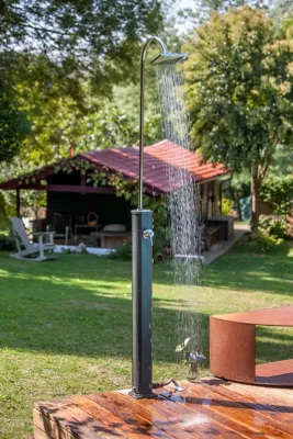 Douche solaire en aluminium Gré 18L