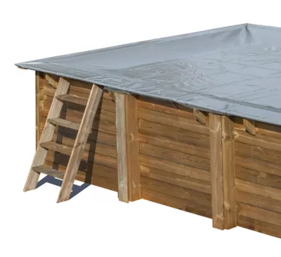 Bâche d'hivernage Sunbay pour piscine Evora 6,20 x 4,20 m