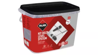Kit de nivellement Delta Level System pour pose de pavements et carrelages, Rubi