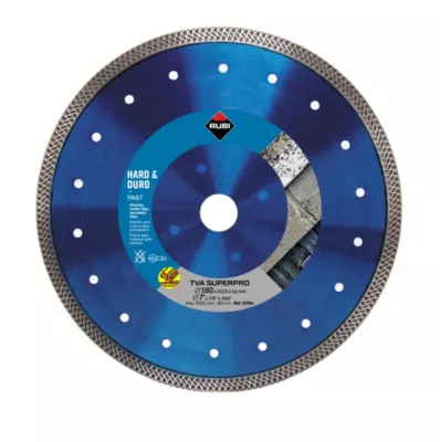 Disque diamant Turbo Viper Tva D. 180 mm Rubi