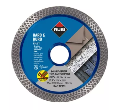 Disque Turbo Viper Tva Superpro 85 mm Rubi