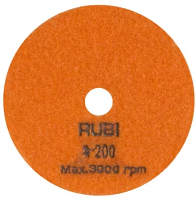 Disque flexible diamant pour polissage Ø 100 mm grain 200 Rubi